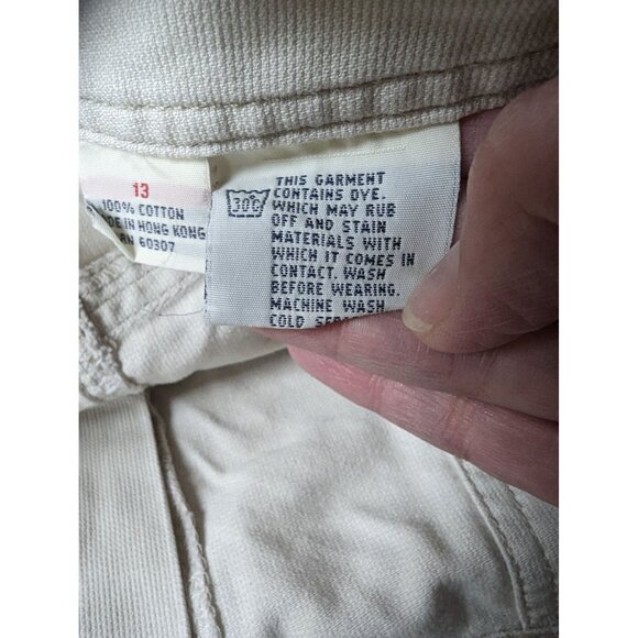 UnionBay Khaki Tan Modest Skirt Size 12 Side Slit Straight Juniors - Picture 6 of 7